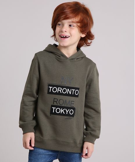 Blusao-Infantil-em-Moletom-com-Capuz-Bolso-Canguru-Manga-Longa-Verde-Militar-8852306-Verde_Militar_1