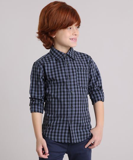 Camisa-Infantil-Xadrez-Manga-Curta-com-Bolso-Cinza-8439899-Cinza_1 Camisa-Infantil-Xadrez-Manga-Curta-com-Bolso-Cinza-8439899-Cinza_1