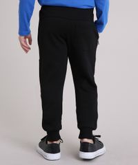 Calca-Infantil-Jogger-em-Moletom-com-Bolsos-e-Ziper-Preta-8861980-Preto_2