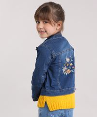 Jaqueta-Jeans-Infantil-com-Bordado-Floral-Azul-Escuro-9152047-Azul_Escuro_1