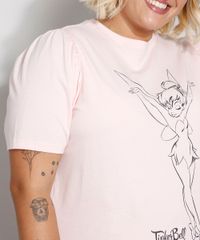 Camiseta-Feminina-Plus-Size-Sininho-Manga-Curta-Bufante-Decote-Redondo-Rosa-Claro-9982886-Rosa_Claro_6
