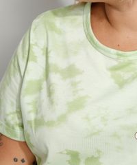 Camiseta-Feminina-Plus-Size-Estampada-Tie-Dye-Docinho-Manga-Curta-Decote-Redondo-Verde-9982899-Verde_6