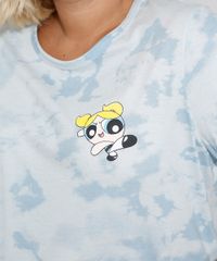 Camiseta-Feminina-Plus-Size-Estampada-Tie-Dye-Lindinha-Manga-Curta-Decote-Redondo-Azul-9982898-Azul_2