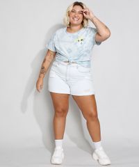 Camiseta-Feminina-Plus-Size-Estampada-Tie-Dye-Lindinha-Manga-Curta-Decote-Redondo-Azul-9982898-Azul_3