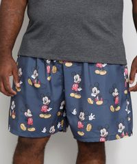 Short-Masculino-Plus-Size-Estampado-Mickey-Chumbo-9975287-Chumbo_1