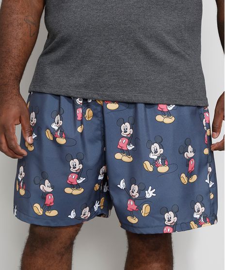 Short-Masculino-Plus-Size-Estampado-Mickey-Chumbo-9975287-Chumbo_1