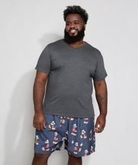 Short-Masculino-Plus-Size-Estampado-Mickey-Chumbo-9975287-Chumbo_3
