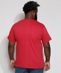 Camiseta-Masculina-Plus-Size-Chicago-Manga-Curta-Gola-Careca-Vinho-9982623-Vinho_2