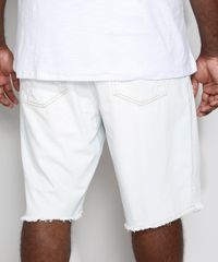 Bermuda-Jeans-Masculina-Plus-Size-Tradicional-Destroyed-Azul-Claro-9974803-Azul_Claro_4