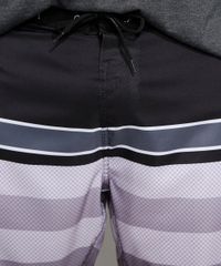 Bermuda-Surf-Masculina-Plus-Size-Estampada-Geometrica-Preta-9979808-Preto_4