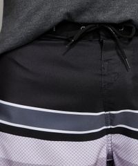 Bermuda-Surf-Masculina-Plus-Size-Estampada-Geometrica-Preta-9979808-Preto_5