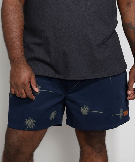 Short-Masculino-Plus-Size-Estampado-Coqueiros-Azul-Marinho-9981992-Azul_Marinho_1