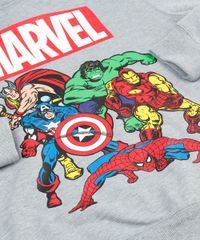 Blusao-Infantil-Os-Vingadores-com-Capuz-Manga-Longa-em-Moletom-de-Algodao---Sustentavel-Cinza-Mescla-8470761-Cinza_Mescla_3