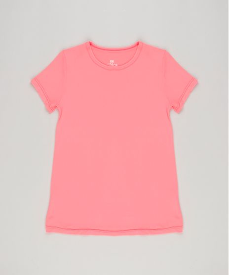 Blusa-Infantil-Esportiva-Manga-Curta-Decote-Nadador-Rosa-Neon-9210090-Rosa_Neon_1