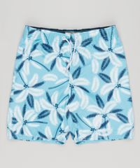 Bermuda-Surf-Infantil-com-Cordao-Estampado-de-Coqueiros-Azul-Claro-8860253-Azul_Claro_1