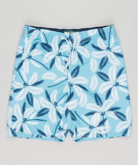 Bermuda-Surf-Infantil-com-Cordao-Estampado-de-Coqueiros-Azul-Claro-8860253-Azul_Claro_1