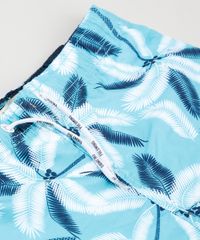 Bermuda-Surf-Infantil-com-Cordao-Estampado-de-Coqueiros-Azul-Claro-8860253-Azul_Claro_3