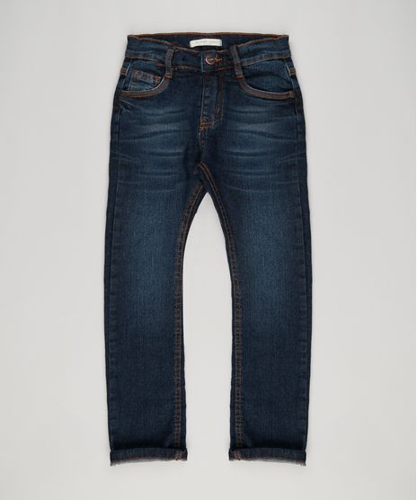 Calca-Jeans-Infantil-com-Retalho-Xadrez-Azul-Escuro-9150023-Azul_Escuro_1