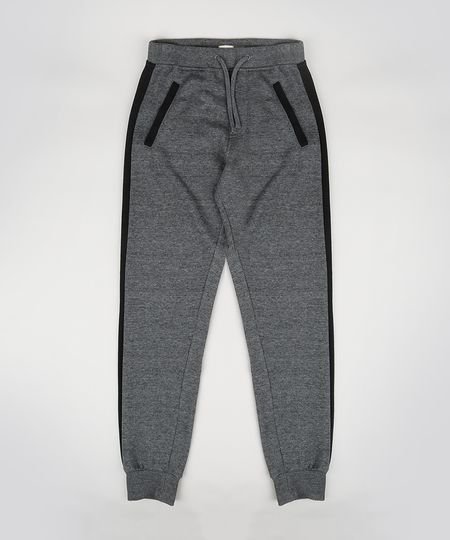 Calca-Infantil-em-Moletom-com-Bolsos-e-Faixa-Lateral-Cinza-Mescla-Escuro-8860454-Cinza_Mescla_Escuro_1 Calca-Infantil-em-Moletom-com-Bolsos-e-Faixa-Lateral-Cinza-Mescla-Escuro-8860454-Cinza_Mescla_Escuro_1