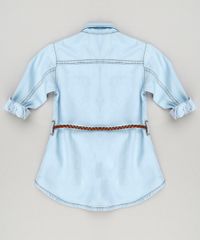 Vestido-Chemise-Jeans-Infantil-com-Cinto-Trancado-Azul-Claro-9170302-Azul_Claro_2