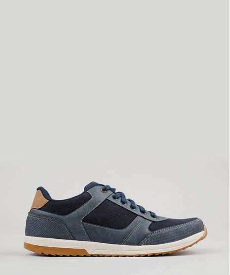 Tenis-Masculino-Ollie-com-Recortes-Azul-Marinho-9183274-Azul_Marinho_1