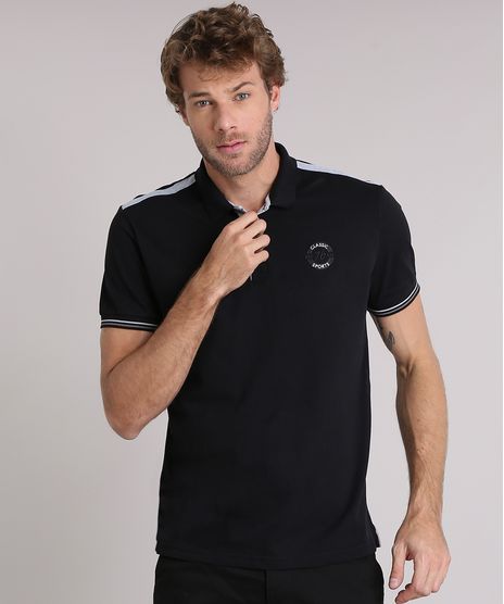 Polo-Masculina--Sports--Manga-Curta-Preta-8783876-Preto_1