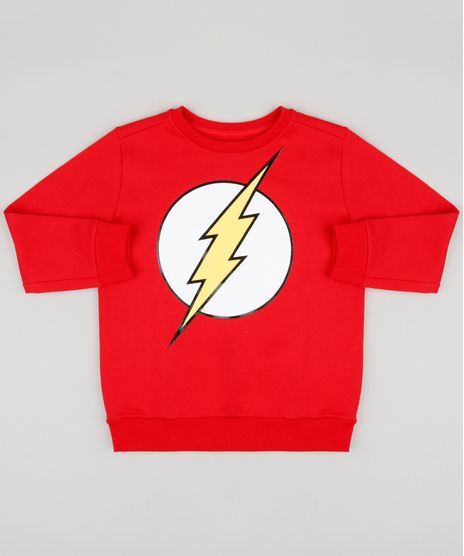 Blusao-Infantil-The-Flash-em-Moletom-Gola-Careca-Manga-Longa-Vermelho-9170873-Vermelho_1