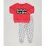Conjunto-Infantil-de-Blusao--Explore-The-Sky--Vermelho---Calca-Estampada-de-Avioes-em-Moletom-Cinza-Mescla-9118257-Cinza_Mescla_1