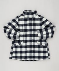 Casaco-Infantil-Xadrez-com-Bolsos-Gola-Alta-Azul-Marinho-8906019-Azul_Marinho_1