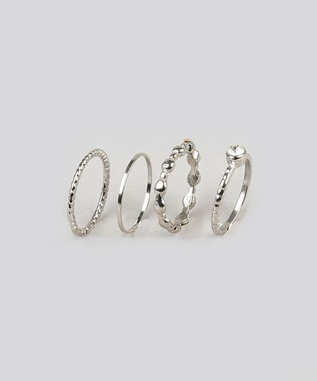 Kit-de-4-Aneis-Femininos-com-Strass-Prateado-8676890-Prateado_1