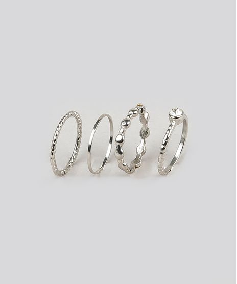 Kit-de-4-Aneis-Femininos-com-Strass-Prateado-8676890-Prateado_1