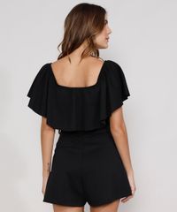 Macaquinho-Feminino-Ombro-a-Ombro-com-Bolsos-e-Cinto-Manga-Curta-Preto-9976257-Preto_2
