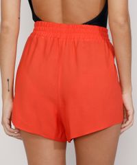 Short-Saida-de-Praia-Feminino-Maquinetado-com-Cordao-Coral-9974991-Coral_2