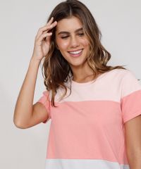 Pijama-de-Moletom-Feminino-Manga-Curta-com-Recortes-Rosa-Claro-9971450-Rosa_Claro_4