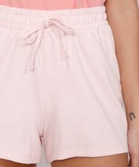 Pijama-de-Moletom-Feminino-Manga-Curta-com-Recortes-Rosa-Claro-9971450-Rosa_Claro_5