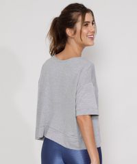 Camiseta-Feminina-Esportiva-Ace-Ampla--Strong-Mind--com-Brilho-Manga-Curta-Decote-Redondo-Cinza-Mescla-9975127-Cinza_Mescla_2