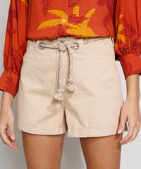 Short-de-Sarja-Feminino-Cintura-Alta-Mom-com-Cinto-Cadarco-Kaki-9981699-Kaki_1