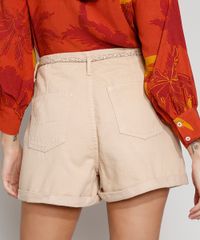 Short-de-Sarja-Feminino-Cintura-Alta-Mom-com-Cinto-Cadarco-Kaki-9981699-Kaki_2