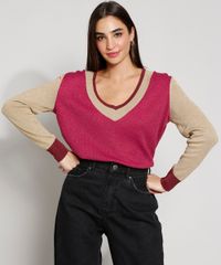 Sueter-de-Trico-Feminino-com-Lurex-Decote-V-Rosa-Escuro-9975006-Rosa_Escuro_5 Sueter-de-Trico-Feminino-com-Lurex-Decote-V-Rosa-Escuro-9975006-Rosa_Escuro_5