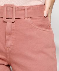 Calca-de-Sarja-Feminina-Mom-Cintura-Super-Alta-com-Cinto-Rosa-9977467-Rosa_6