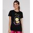 Camiseta Esportiva Feminina Piu Piu Preta