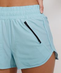 Short-Feminino-Esportivo-Ace-Running-com-Bolsos-de-Ziper-Verde-Claro-9976857-Verde_Claro_5