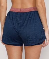 Short-Feminino-Esportivo-Ace-Running-com-Micro-Furos-e-Sobreposicao-Azul-Marinho-9977162-Azul_Marinho_2