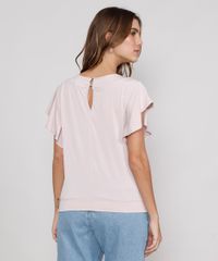 Blusa-Feminina-Manga-Curta-com-Babado-Decote-Redondo-Rose-9984938-Rose_2