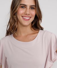 Blusa-Feminina-Manga-Curta-com-Babado-Decote-Redondo-Rose-9984938-Rose_6