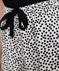 Short-de-Pijama-Feminino-Estampado-de-Poa-com-Vivo-Contrastante-e-Laco-Branco-9975184-Branco_5