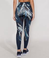 Calca-Legging-Feminina-Esportiva-Ace-Estampada-de-Folhagem-com-Micro-Furos-Azul-Marinho-9977163-Azul_Marinho_2