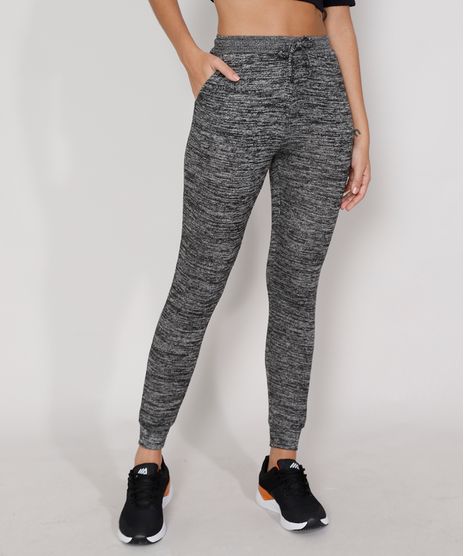 Calca-Jogger-de-Trico-Feminina-Esportiva-Ace-com-Bolsos-Cinza-Mescla-Escuro-9794355-Cinza_Mescla_Escuro_1