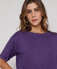 Vestido-Feminino-Midi-Bluse-com-Canelado-Manga-Curta-Roxo-9975194-Roxo_4