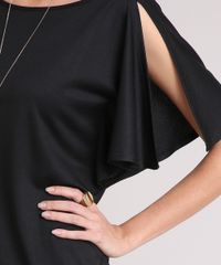 Vestido-Feminino-Manga-Curta-com-Fenda-Decote-Redondo-Preto-9128828-Preto_4